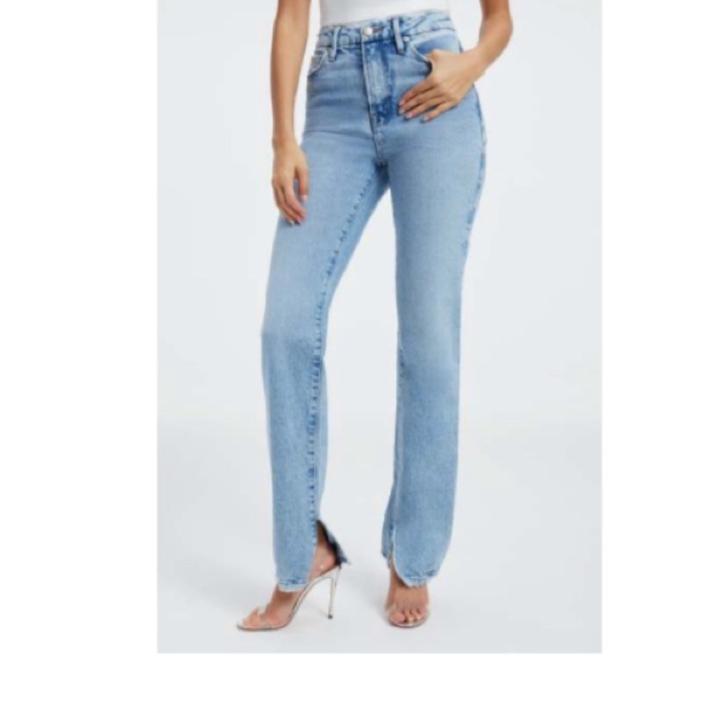Good American Good Boy Straight Jeans
